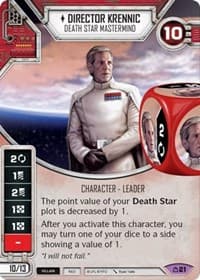 Director Krennic - Death Star Mastermind - Covert Missions - Star Wars: Destiny card