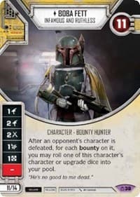 Boba Fett - Infamous and Ruthless - Covert Missions - Star Wars: Destiny card