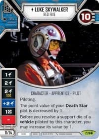 Luke Skywalker - Red Five (Card Only) - Covert Missions - Star Wars: Destiny card