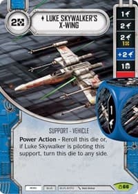 Luke Skywalker's X-Wing (Card Only) - Covert Missions - Star Wars: Destiny card