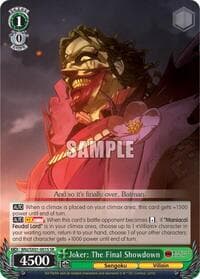 Joker: The Final Showdown (SR) - Batman Ninja - Weiss Schwarz card