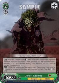 Joker: Sadistic - Batman Ninja - Weiss Schwarz card
