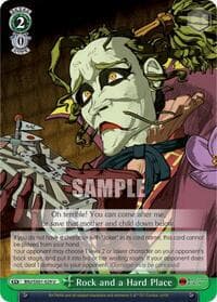 Rock and a Hard Place - Batman Ninja - Weiss Schwarz card