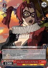 Harley Quinn: Battle on the Big Boat - Batman Ninja - Weiss Schwarz card