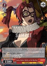 Harley Quinn: Battle on the Big Boat (SR) - Batman Ninja - Weiss Schwarz card
