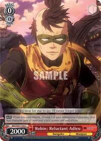Robin: Reluctant Adieu - Batman Ninja - Weiss Schwarz card