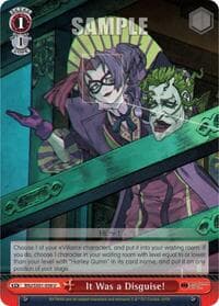 It Was a Disguise! - Batman Ninja - Weiss Schwarz card