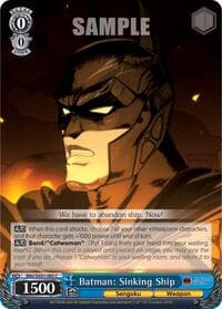 Batman: Sinking Ship - Batman Ninja - Weiss Schwarz card