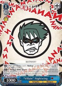 "Villain" Nightwing - Batman Ninja - Weiss Schwarz card