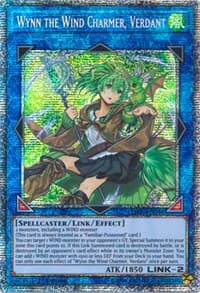 Wynn the Wind Charmer, Verdant (Starlight Rare) - Rising Rampage - YuGiOh card