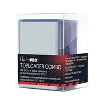 3" x 4" Clear Toploader Combo (25-Count) - Ultra Pro Toploaders - Collectible Storage card
