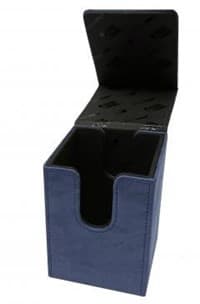 Suede Collection Alcove Flip Box - Sapphire - Ultra Pro Deck Boxes - Deck Boxes card