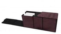 Suede Collection Alcove Vault - Ruby - Ultra Pro Deck Boxes - Deck Boxes card