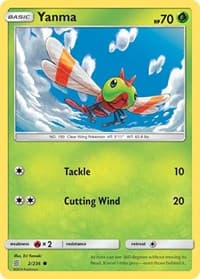 Yanma - SM - Unified Minds - Pokemon card