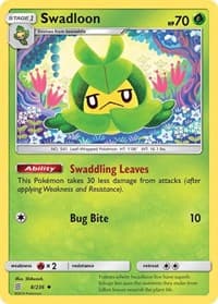 Swadloon - SM - Unified Minds - Pokemon card