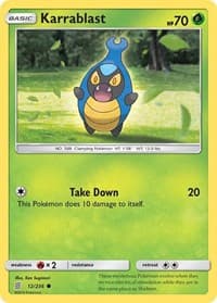 Karrablast - SM - Unified Minds - Pokemon card