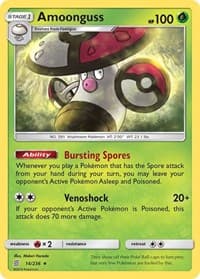 Amoonguss - SM - Unified Minds - Pokemon card