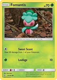 Fomantis - SM - Unified Minds - Pokemon card