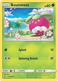Bounsweet - SM - Unified Minds - Pokemon card