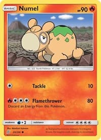 Numel - SM - Unified Minds - Pokemon card
