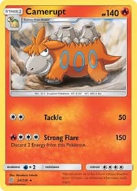 Camerupt - SM - Unified Minds - Pokemon card