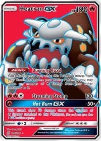 Heatran GX (Full Art) - SM - Unified Minds - Pokemon card