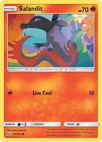 Salandit (33) - SM - Unified Minds - Pokemon card