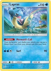 Lapras - SM - Unified Minds - Pokemon card