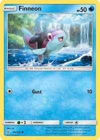 Finneon - SM - Unified Minds - Pokemon card
