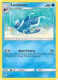 Lumineon - SM - Unified Minds - Pokemon card