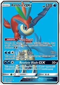 Keldeo GX (Full Art) - SM - Unified Minds - Pokemon card