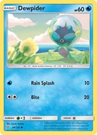 Dewpider - SM - Unified Minds - Pokemon card