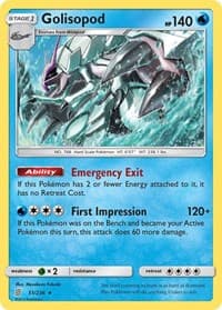 Golisopod - SM - Unified Minds - Pokemon card