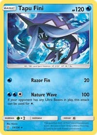 Tapu Fini - SM - Unified Minds - Pokemon card