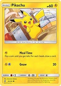 Pikachu (55) - SM - Unified Minds - Pokemon card