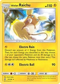 Alolan Raichu - SM - Unified Minds - Pokemon card