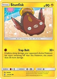 Stunfisk - SM - Unified Minds - Pokemon card