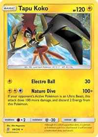 Tapu Koko - SM - Unified Minds - Pokemon card