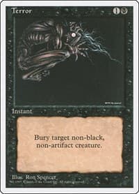 Terror - Fourth Edition - Magic: The Gathering card