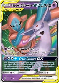 Espeon & Deoxys GX - SM - Unified Minds - Pokemon card