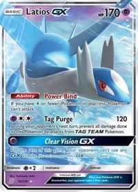 Latios GX - SM - Unified Minds - Pokemon card