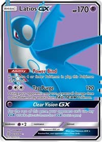 Latios GX (Full Art) - SM - Unified Minds - Pokemon card