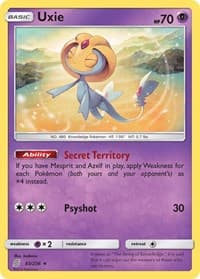 Uxie - SM - Unified Minds - Pokemon card