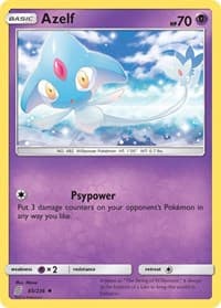 Azelf - SM - Unified Minds - Pokemon card