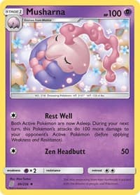 Musharna - SM - Unified Minds - Pokemon card