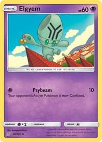 Elgyem - SM - Unified Minds - Pokemon card