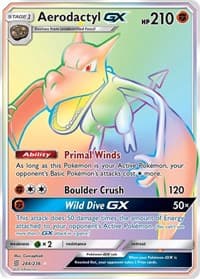 Aerodactyl GX (Secret) - SM - Unified Minds - Pokemon card