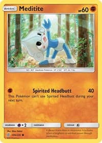 Meditite - SM - Unified Minds - Pokemon card