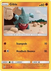 Gible - SM - Unified Minds - Pokemon card