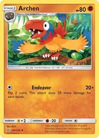 Archen - SM - Unified Minds - Pokemon card